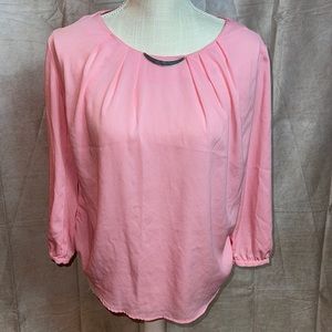New York & Co. Pink classy top with charm size small.